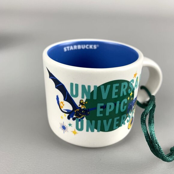 Starbucks Universal Epic Universe Ornament 2 oz Mini Mug Discovery Series New - Picture 6 of 16